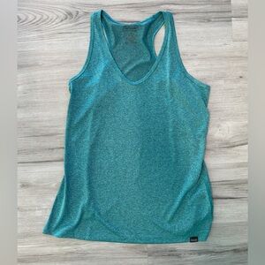 RECOVER Blue Green Workout Tank Size Large